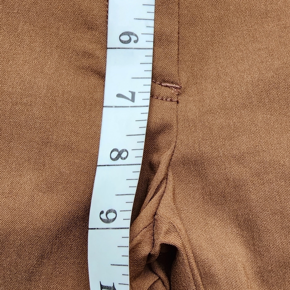 Ruby Rd. Cognac Pull On Tech Twill Pants Size 8p - image 7